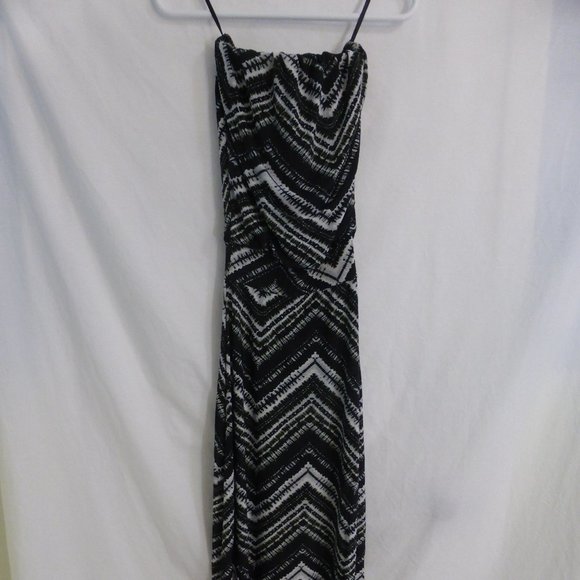 SEDUCTIONS by SIRENS long dress, xs, black & white